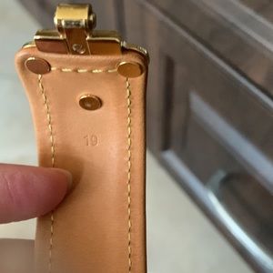 Louis Vuitton leather bracelet